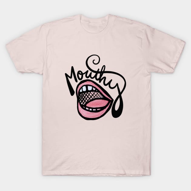 Mouthy T-Shirt by bubbsnugg